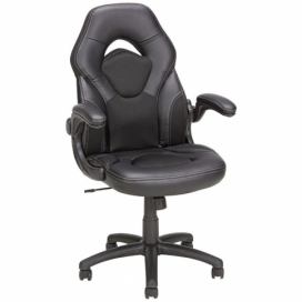 Otočná stolička v čiernej farbe