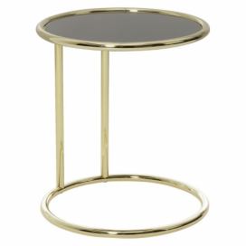 Príručný stolík Čierny/zlatý