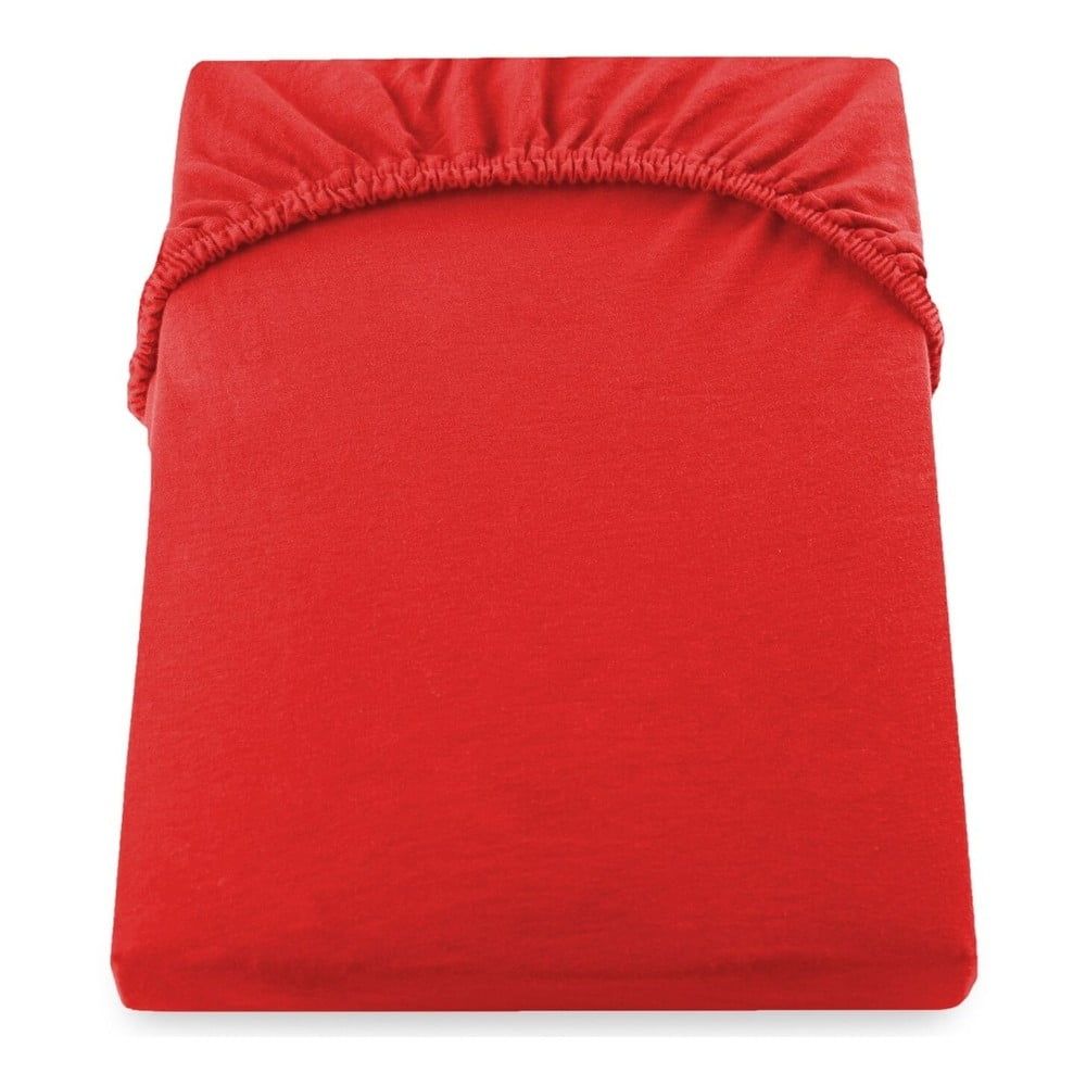 Červená elastická plachta z mikrovlákna DecoKing Amber Collection, 180/200 x 200 cm - Bonami.sk
