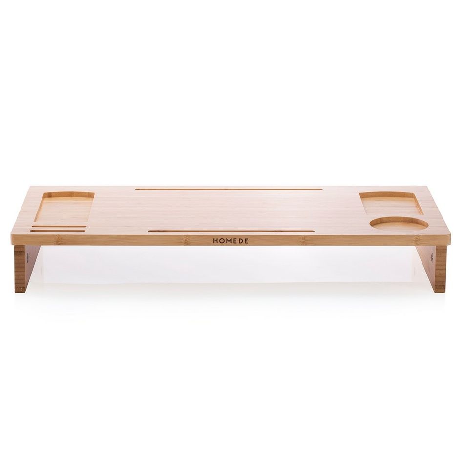 Bambusový stolík pod notebook Ocht, 65 x 30,5 x 9 cm - 4home.sk