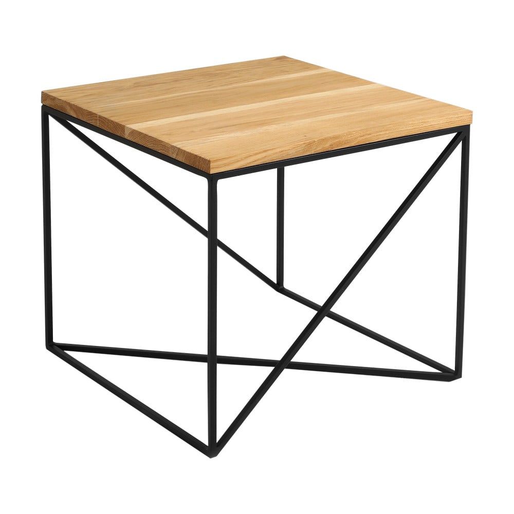 Konferenčný stolík v dekore dubového dreva Custom Form Memo, 50 x 50 cm - Bonami.sk