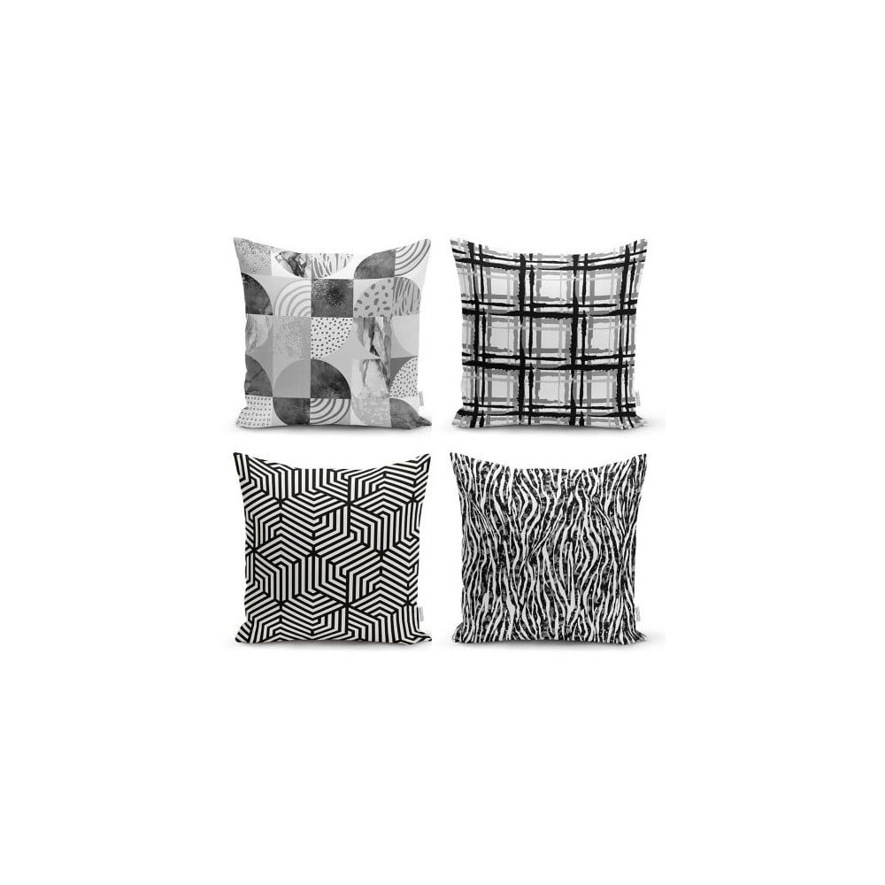 Súprava 4 dekoratívnych obliečok na vankúše Minimalist Cushion Covers Minimalist Drawing, 45 x 45 cm - Bonami.sk
