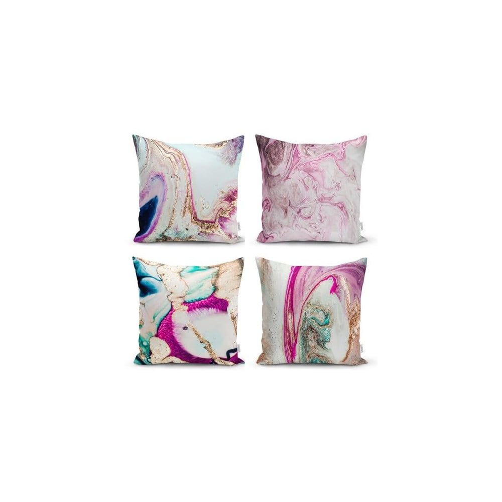 Súprava 4 dekoratívnych obliečok na vankúše Minimalist Cushion Covers Watercolor, 45 x 45 cm - Bonami.sk