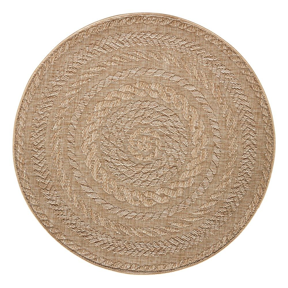 Béžový vonkajší koberec Bougari Almendro, Ø 160 cm - Bonami.sk