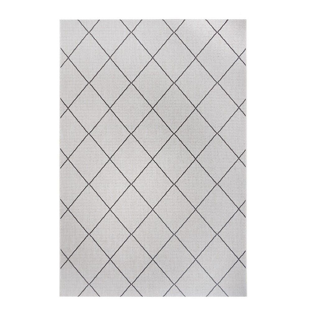 Čierno-sivý vonkajší koberec Ragami London, 80 x 150 cm - Bonami.sk