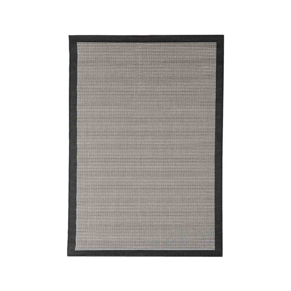 Čierny vonkajší koberec Floorita Chrome, 135 × 190 cm - Bonami.sk