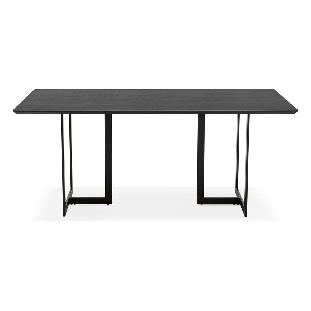 Čierny jedálenský stôl Kokoon Dorr, 180 x 90 cm - Bonami.sk
