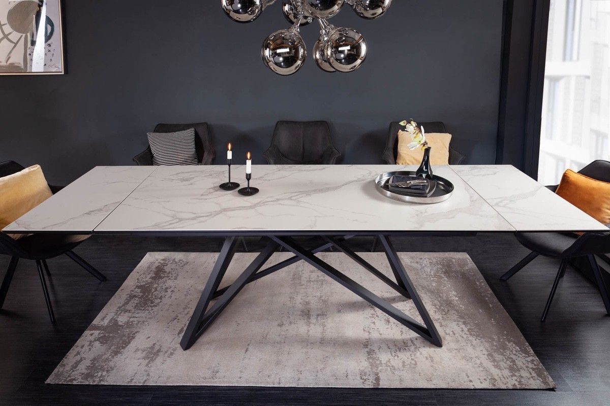 LuxD Rozťahovací keramický stôl Callen 180-220-260 cm sivý - ESTILOFINA.SK