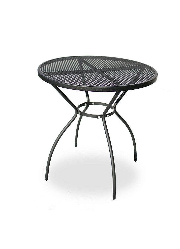 DEOKORK Kovový stôl STEEL (ø70 cm) - i-zahradnynabytok.sk