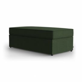 Zelená polstrovaná rozkladacia lavica My Pop Design Brady, 130 cm