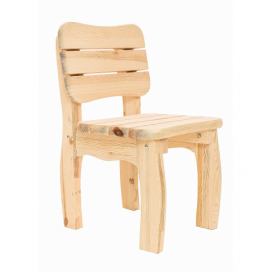 DEOKORK Masívna záhradná stolička z borovice VIKING (40 mm)
