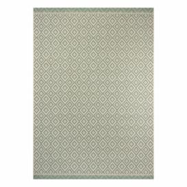 Zeleno-béžový vonkajší koberec Ragami Porto, 140 x 200 cm