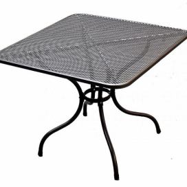 DEOKORK Kovový stôl 105 x 105 cm