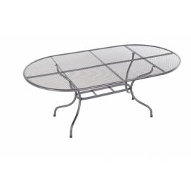 DEOKORK Kovový stôl oválny 190 x 105 cm